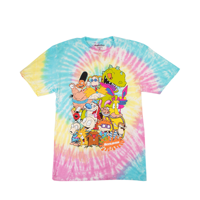 Mens Nickelodeon Crew Tee - Tie Dye 