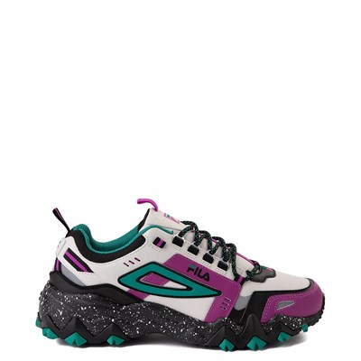 pink white and black filas