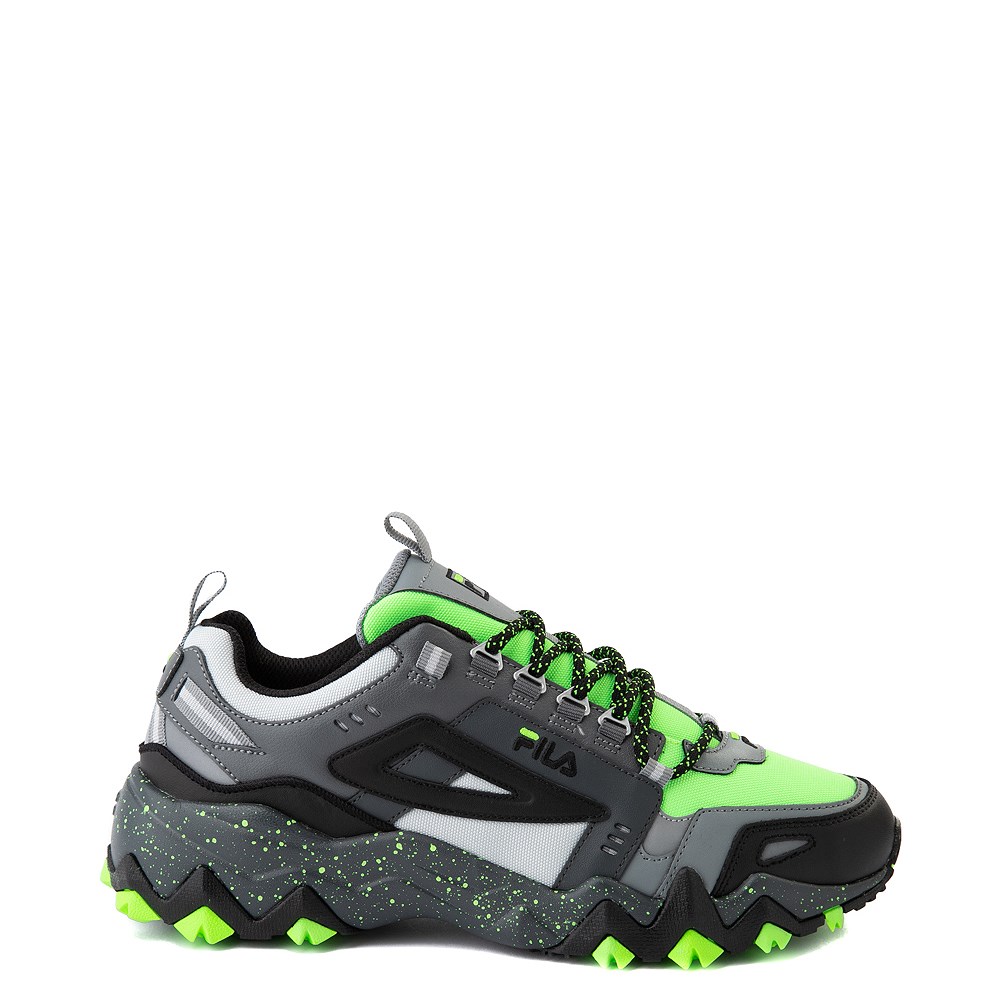 Mens Fila Oakmont TR Athletic Shoe - Green Gecko / Glacier Gray / Black