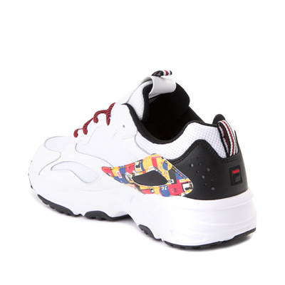 Mens Fila Ray Tracer Archive Athletic Shoe - White / Black / Fire