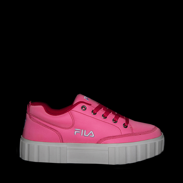 alternate view Womens Fila Sandblast Platform Athletic Shoe - Pink GlowALT1