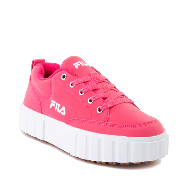 alternate view Womens Fila Sandblast Platform Athletic Shoe - Pink GlowALT5