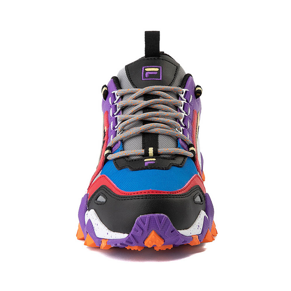 alternate view Womens Fila Oakmont TR Athletic Shoe - Electric Blue / Red / BlackALT4
