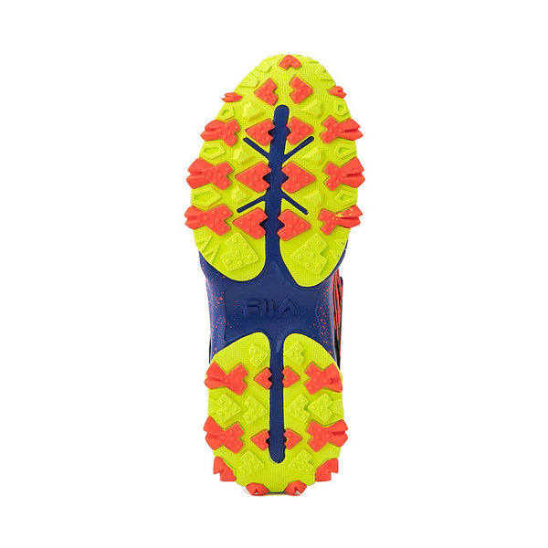 alternate view Womens Fila Oakmont TR Athletic Shoe - Fiery Coral / Mazarine Blue / BlackALT5