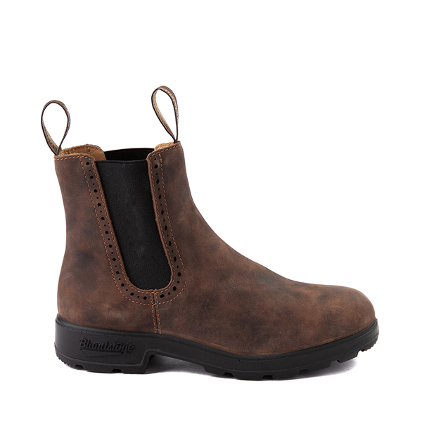Main view of Womens Blundstone High Top Chelsea Boot - Rustic Brown