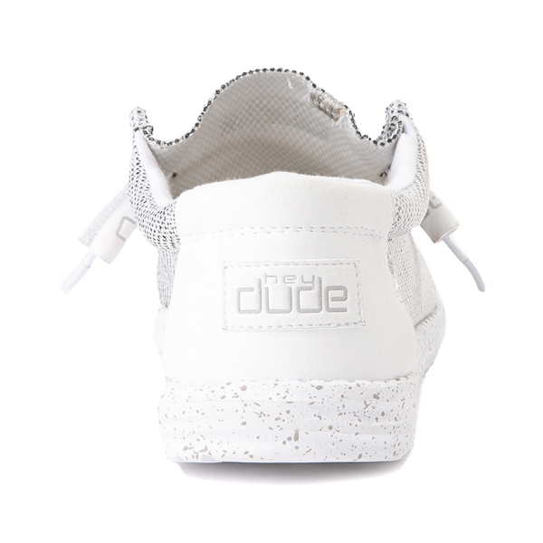 alternate view Mens Hey Dude Wally Sox Casual Shoe - WhiteALT4