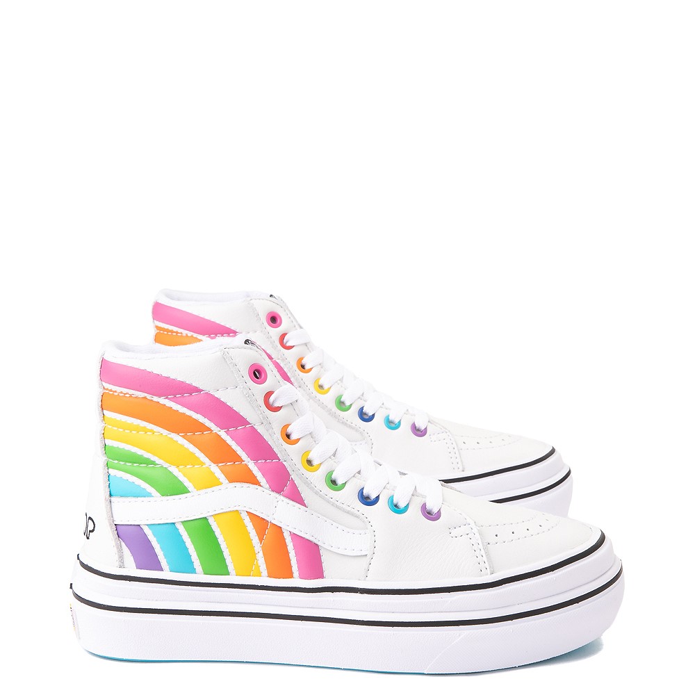 rainbow vans shoes journeys