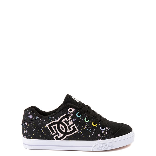 Main view of DC Chelsea TX Skate Shoe - Little Kid / Big Kid - Black / Splatter