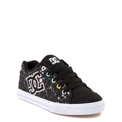 Alternate view of DC Chelsea TX Skate Shoe - Little Kid / Big Kid - Black / Splatter