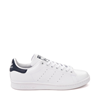 Womens adidas Stan Smith Athletic Shoe - White / Navy | Journeys
