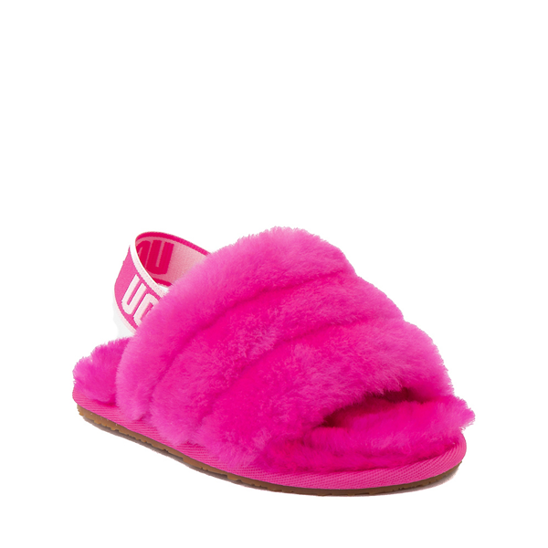 UGG® Fluff Yeah Slide Sandal - Toddler / Little Kid - Rock Rose | Journeys