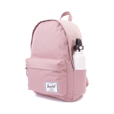 herschel backpack grey and pink