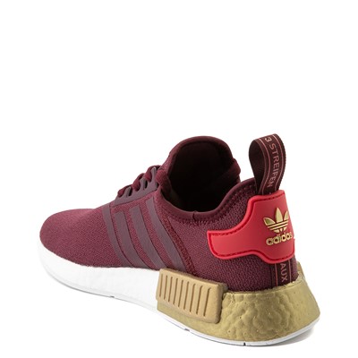 Alternate view of Womens adidas NMD R1 Athletic Shoe - Maroon / Glory Red / Gold