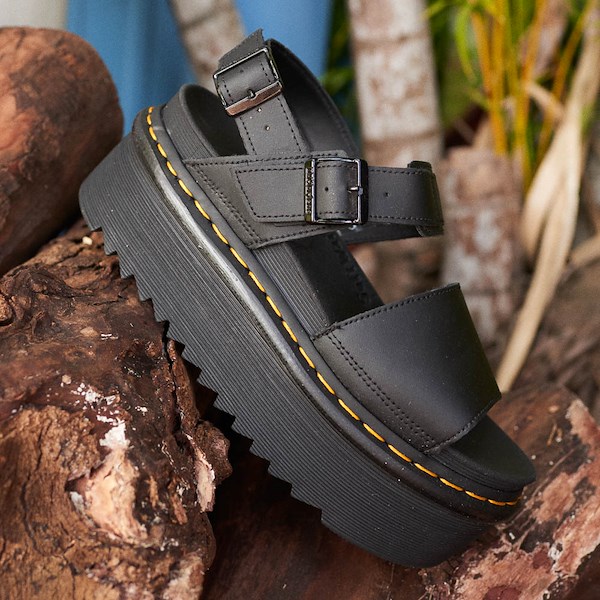 alternate view Womens Dr. Martens Voss Platform Sandal - BlackHERO