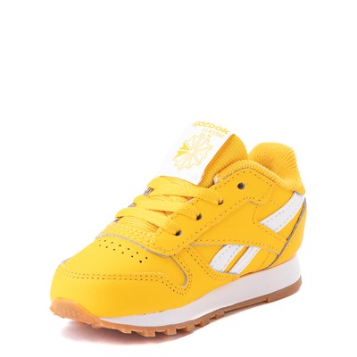 all yellow reebok classics