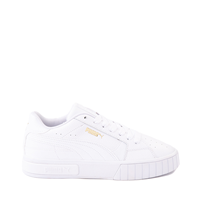 العجل Womens PUMA Cali Star Athletic Shoe - White / Gold العجل