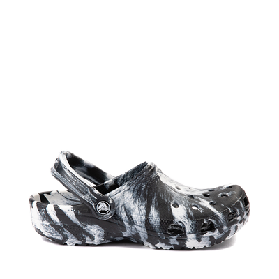Alternate view of Crocs Classic Clog - Marbled Black / White