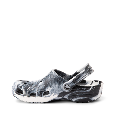 Alternate view of Crocs Classic Clog - Marbled Black / White