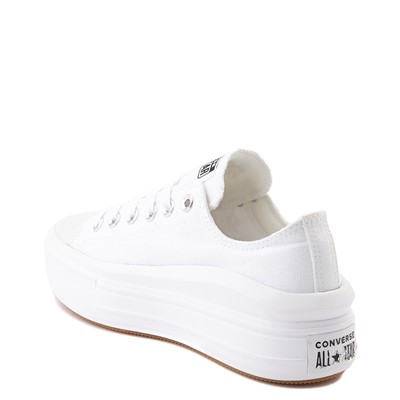 white platform converse