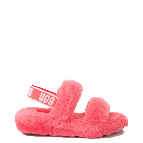 Womens UGG&reg; Oh Yeah Slide Sandal - Strawberry