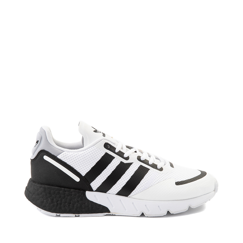 Mens adidas ZX 1K Boost Athletic Shoe - White / Black