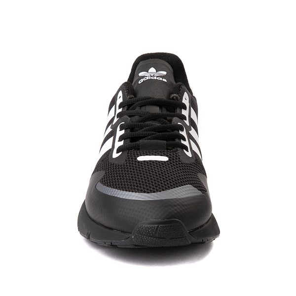 alternate view Mens adidas ZX 1K Boost Athletic Shoe - Black / WhiteALT4