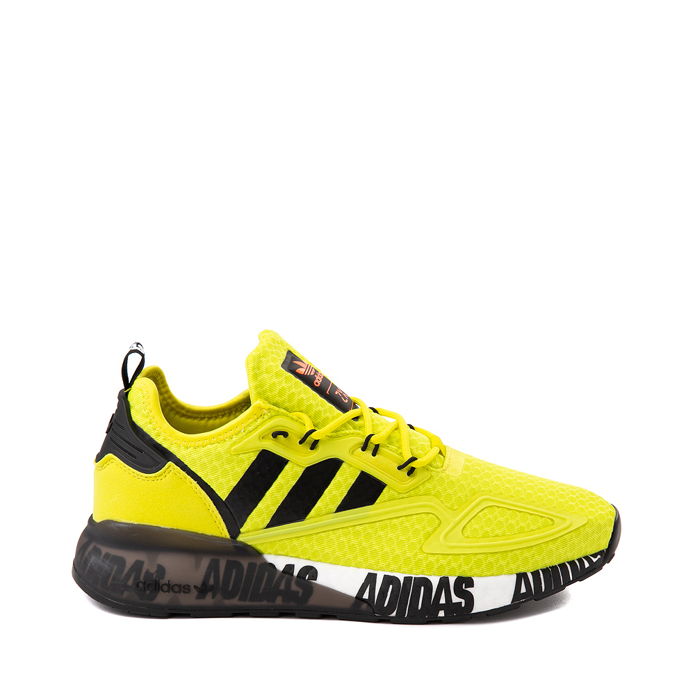 Mens adidas ZX 2K Boost Athletic Shoe - Solar Yellow / Black