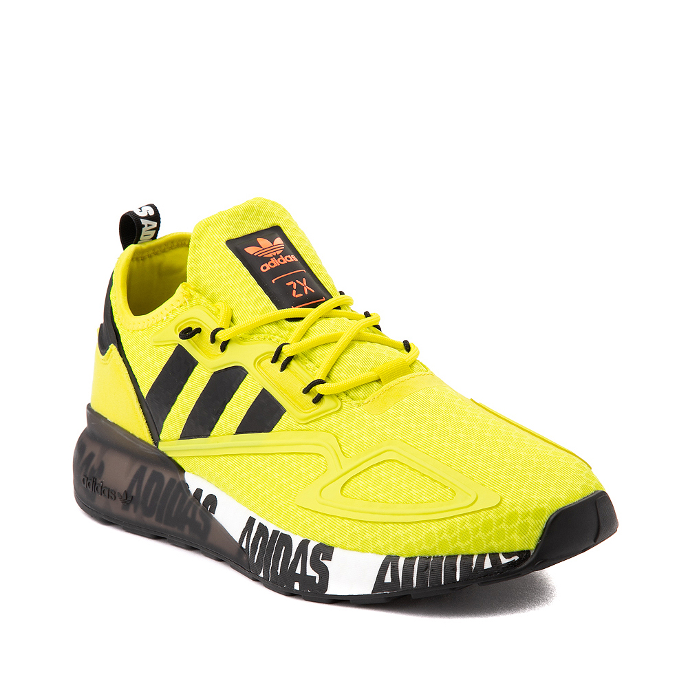 سشوار شعر Mens adidas ZX 2K Boost Athletic Shoe - Solar Yellow / Black سشوار شعر