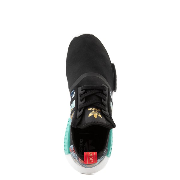 alternate view Womens adidas x Her Studio NMD R1 Athletic Shoe - Black / FloralALT2