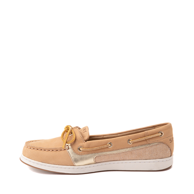 Alternate view of Womens Sperry Top-Sider Starfish Boat Shoe - Tan / Gold