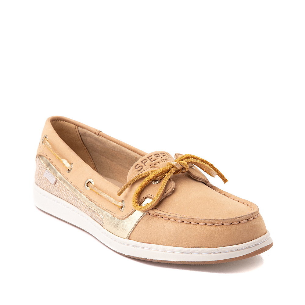 Womens Sperry Top-Sider Starfish Boat Shoe - Tan / Gold