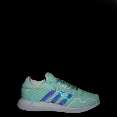 Alternate view of adidas Swift Run X Athletic Shoe - Big Kid - Mint / Iridescent