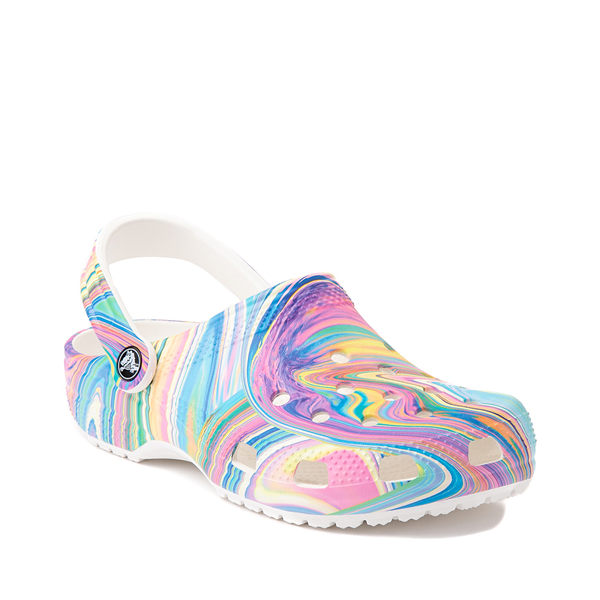 mens marble crocs