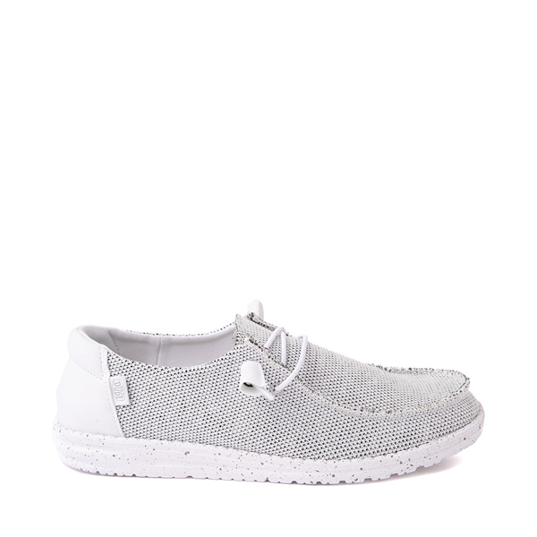 Womens Hey Dude Wendy Sox Slip On Casual Shoe - White