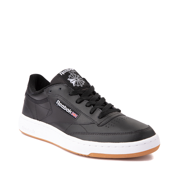 alternate view Mens Reebok Club C 85 Athletic Shoe - Black / GumALT5