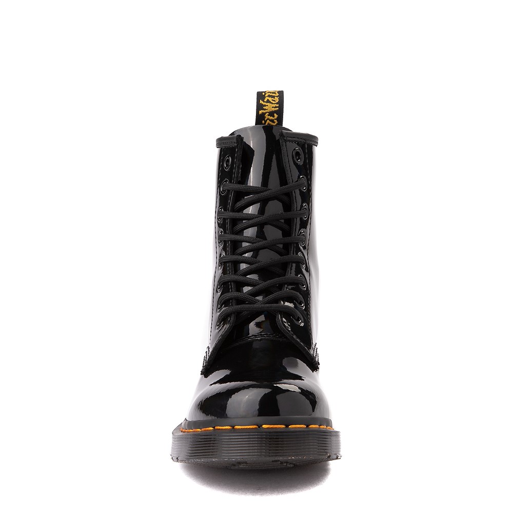 dr martens black 1460 8 eye patent boots