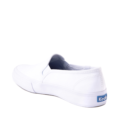 Alternate view of Womens Keds Double Decker Slip On Casual Shoe - White