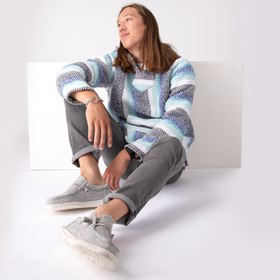 Alternate view of Mens Baja Poncho - Pistachio