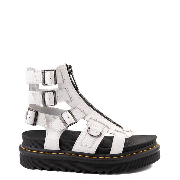 dr martens olson sandals white