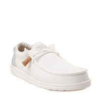 HeyDude Wally Stitch 1124-52-PD Size 10 Men\'s Optic White Comfort Casual Shoes Hey Dude Wally Stitch Shoes Mens 11 Optic White Jersey Slip  main image 3