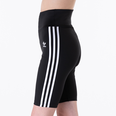 Alternate view of Womens adidas Adicolor Classic Primeblue High-Waisted Short Tights - Black