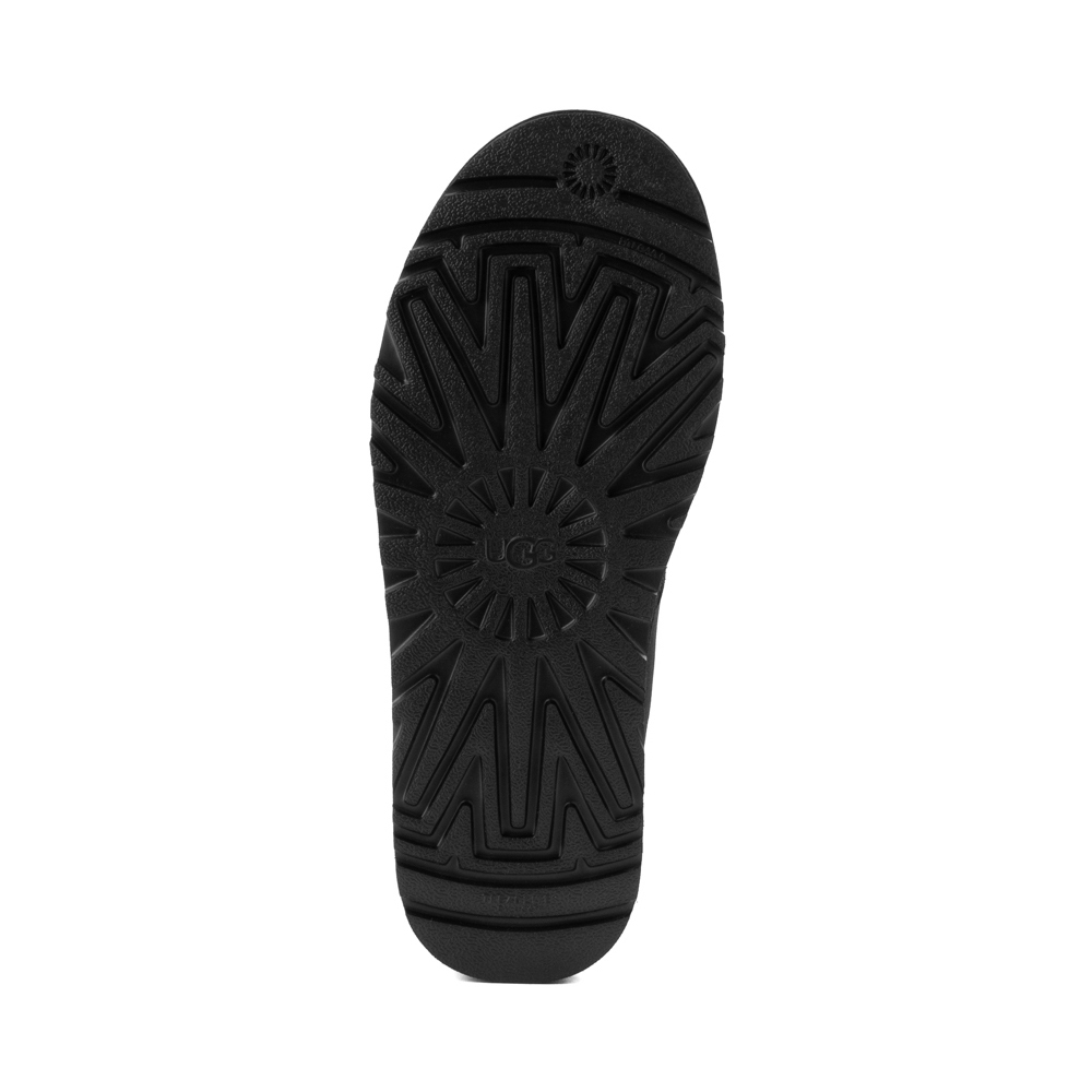 Womens UGG® Laton Fur Slide Sandal - Black | Journeys