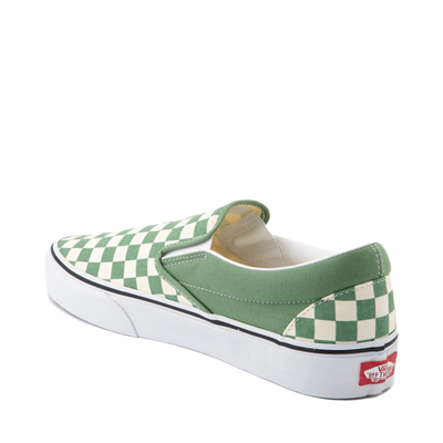 Alternate view of Vans Slip On Checkerboard Skate Shoe - Shale Green