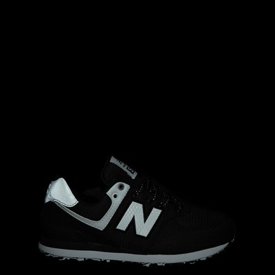 Alternate view of New Balance 574 Athletic Shoe - Little Kid - Black / Silver