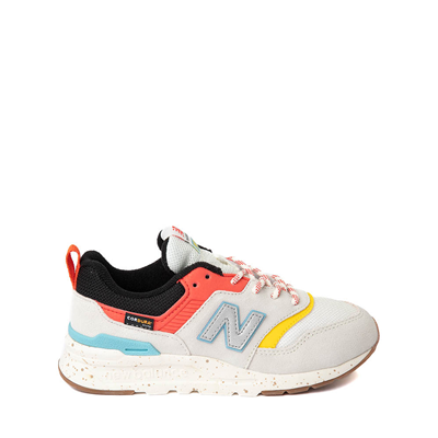 Alternate view of New Balance 997H Athletic Shoe - Little Kid - White / Multicolor