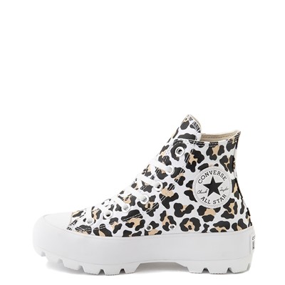leopard print converse boots