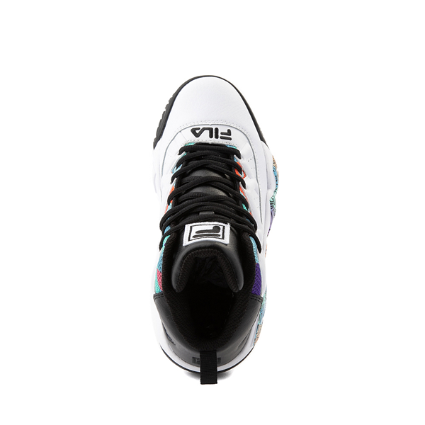 alternate view Fila MB '90s Athletic Shoe - Big Kid - White / MulticolorALT2