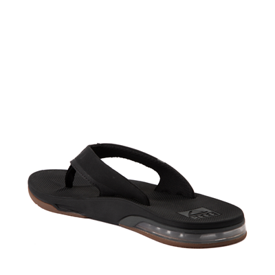 Alternate view of Mens Reef Fanning Low Sandal - Black