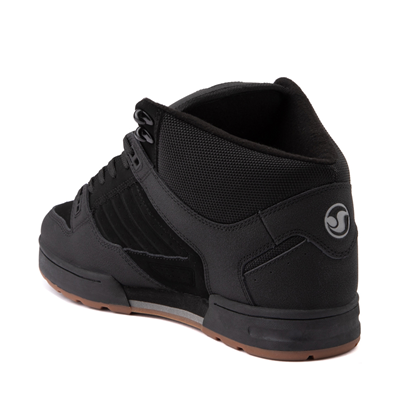 Alternate view of Mens DVS Militia Boot Skate Shoe - Black / Charcoal