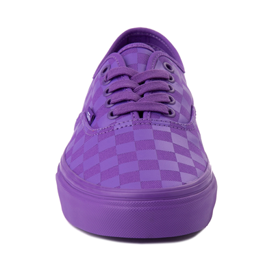 Vans Authentic Tonal Checkerboard Skate Shoe - Electric Purple ... موس حلاقة